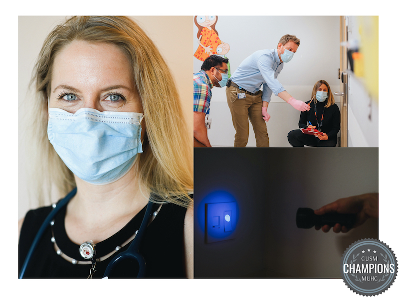 MUHC Infection Prevention and Control team The guiding light